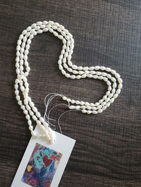 Lot  8–9mm Freshwater Rice Pearls